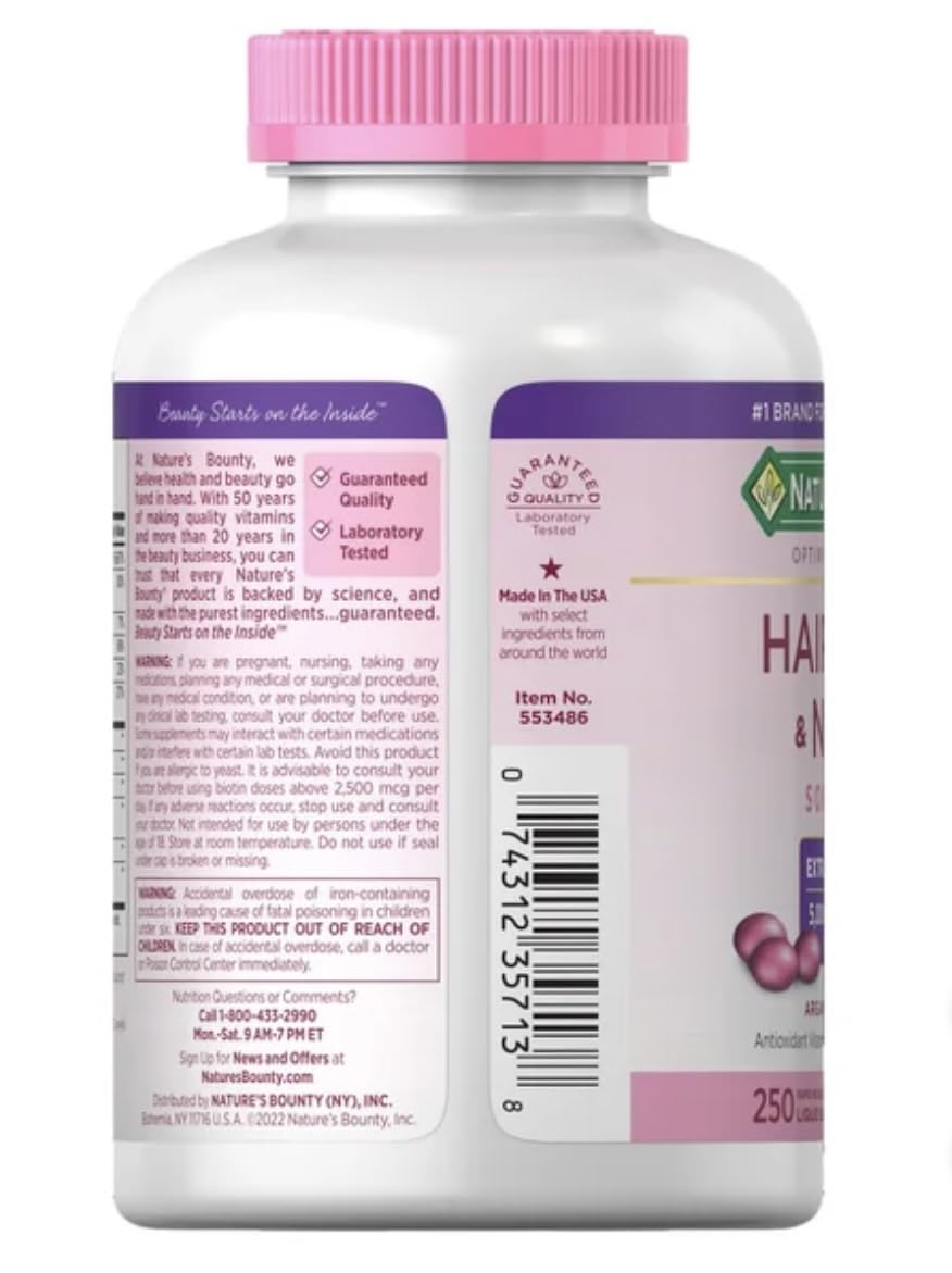Nature's Bounty cápsulas blandas para uso diario de belleza