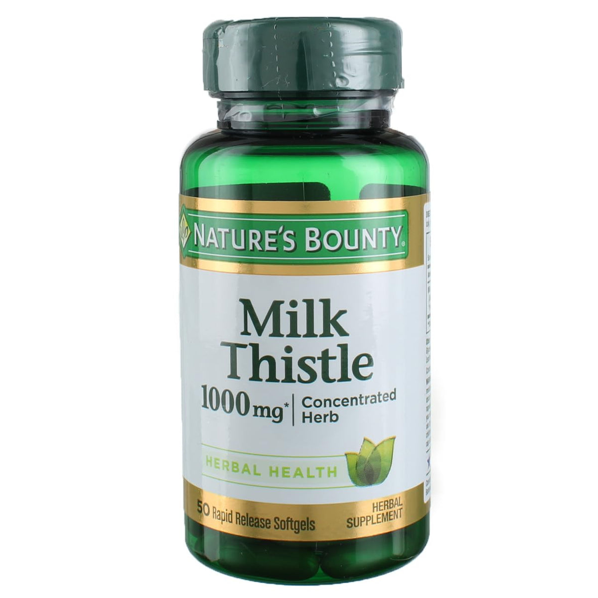 Nature's Bounty Cardo Mariano 1000 mg, empaque 3 paquetes, práctico para guardar