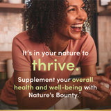 Nature's Bounty Cardo Mariano 1000 mg, cápsulas de liberación rápida para uso diario conveniente.