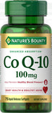 Nature's Bounty CoQ10 botella frontal, apoyo a la energía diaria