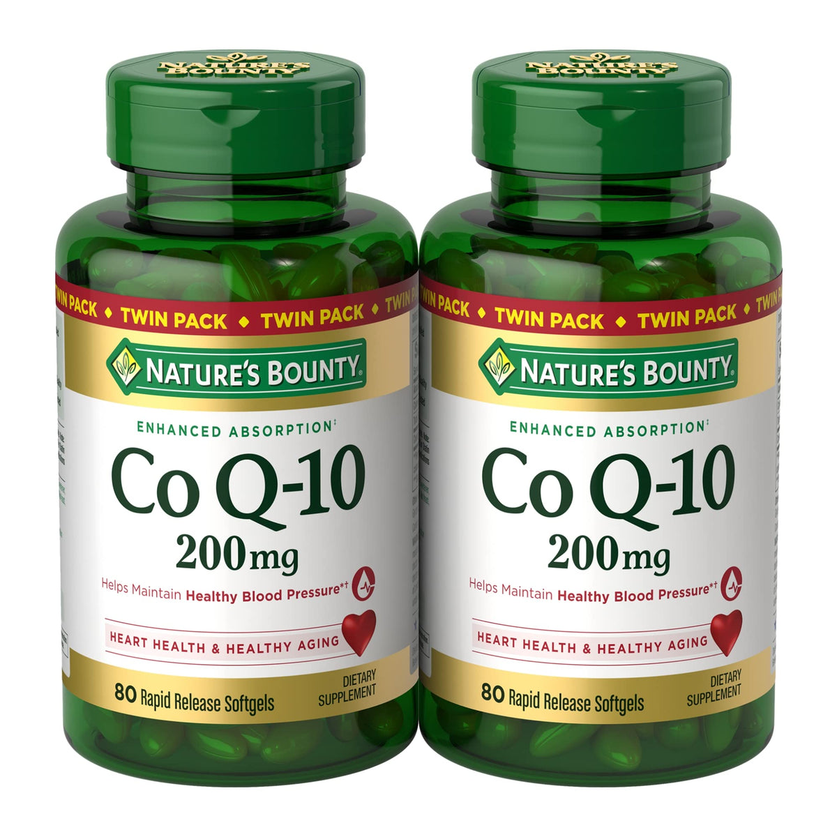 Nature's Bounty CoQ10 botella: posible apoyo para energía y salud cardíaca
