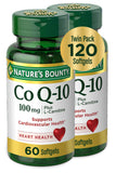 Nature's Bounty CoQ10 L-Carnitina en frascos para uso diario