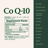CoQ10 Nature's Bounty sin gluten y lactosa para uso diario