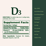 Uso diario de Nature's Bounty D3 en entorno con luz natural.