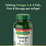 Nature's Bounty Omega-3-6-9, detalle de ingredientes para comparación rápida.