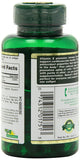 Nature's Bounty E-400 IU: etiqueta frontal para dosis diaria.