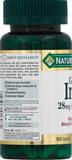 Nature’s Bounty Gentle Iron: cápsulas suaves para uso diario con absorción potencial.