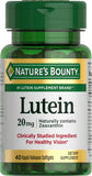 Nature's Bounty Lutein: botella de suplemento para la salud visual diaria