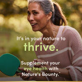 Nature's Bounty Lutein: etiqueta de la caja que resalta la luteína