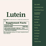 Nature's Bounty Lutein 40 mg: presencia de zeaxantina para la visión.