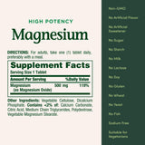 Nature's Bounty Magnesio, uso diario para apoyo muscular en estilo de vida activo.