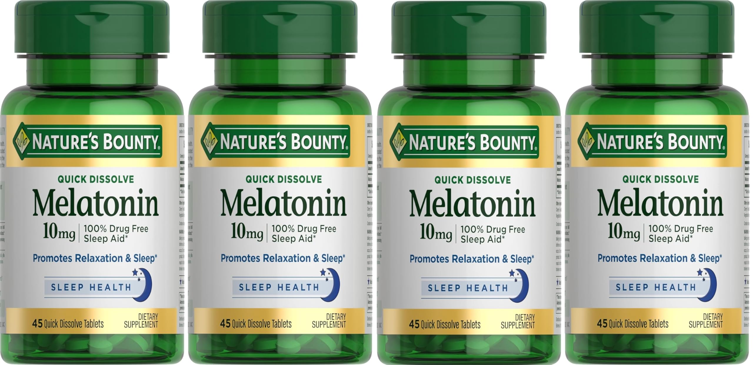 Nature's Bounty Melatonin disolución rápida en botella para dormir mejor