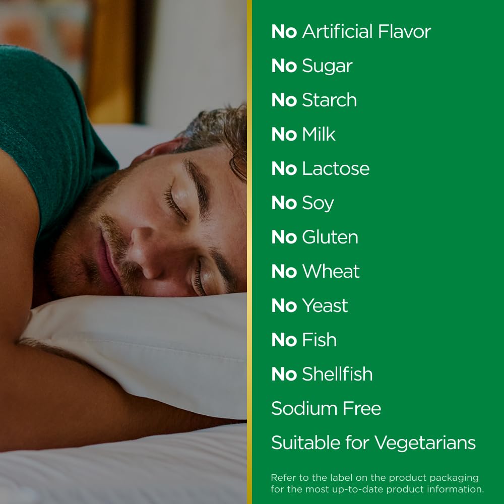 Botella Nature's Bounty Melatonina, 120 cápsulas, solución práctica para la rutina nocturna