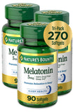 Nature's Bounty Melatonina: botella enfocada en relajación para dormir mejor