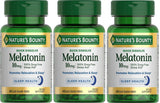 Nature's Bounty Melatonina disolución rápida, tabletas con sabor a cereza para dormir cómodo