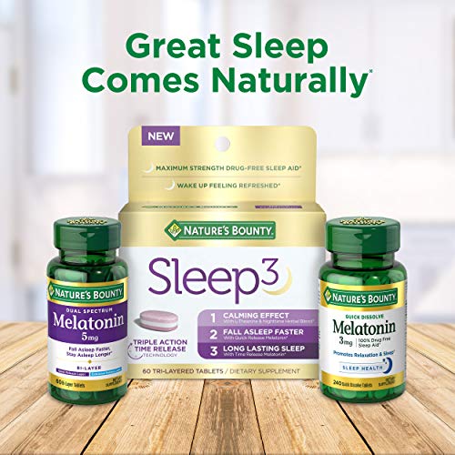 Nature's Bounty Melatonina: dormitorio cómodo que favorece el descanso
