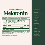 Melatonina Nature's Bounty apta para vegetarianos y apoyo al sueño