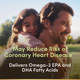 Nature's Bounty Omega-3 1000 mg, cápsulas recubiertas para facilitar la deglución diaria