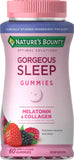 Gummies Gorgeous Sleep de Nature's Bounty Optimal Solutions en botella, descanso delicioso