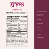 Etiqueta del producto sin gluten y sin alérgenos en Gorgeous Sleep