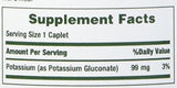 Nature's Bounty Potassium Gluconate, etiqueta, uso diario como suplemento
