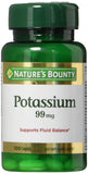 Nature's Bounty Potassium Gluconate, vista frontal, apoyo posible para equilibrio de fluidos