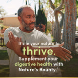 Prebióticos Nature's Bounty para apoyar la regularidad y la salud digestiva.