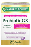 Nature's Bounty Probiotic GX en botella, apoyo a la digestión diaria.