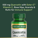 Nature's Bounty Quercetina con Ester-C, posible refuerzo antioxidante diario.