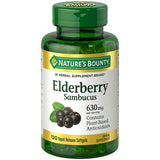 Nature's Bounty Sambucus – botella de 120 cápsulas, ideal para rutina diaria