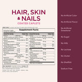 Nature's Bounty Hair Skin Nails: cápsulas sin sodio para perfiles de dieta bajos.