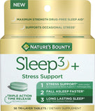 Nature's Bounty Sleep3+ botella: apoyo para relajación nocturna