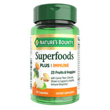 Nature's Bounty Superfoods Inmunidad cápsula: soporte diario para la salud inmunitaria