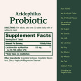 Tabletas Nature's Bounty Lactobacillus Acidophilus en estuche para consumo diario