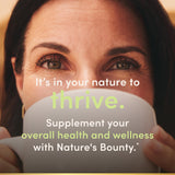 Nature's Bounty té verde botella frontal con etiqueta visible