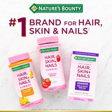 Nature's Bounty Hair Skin Nails: uñas más fuertes con uso regular.