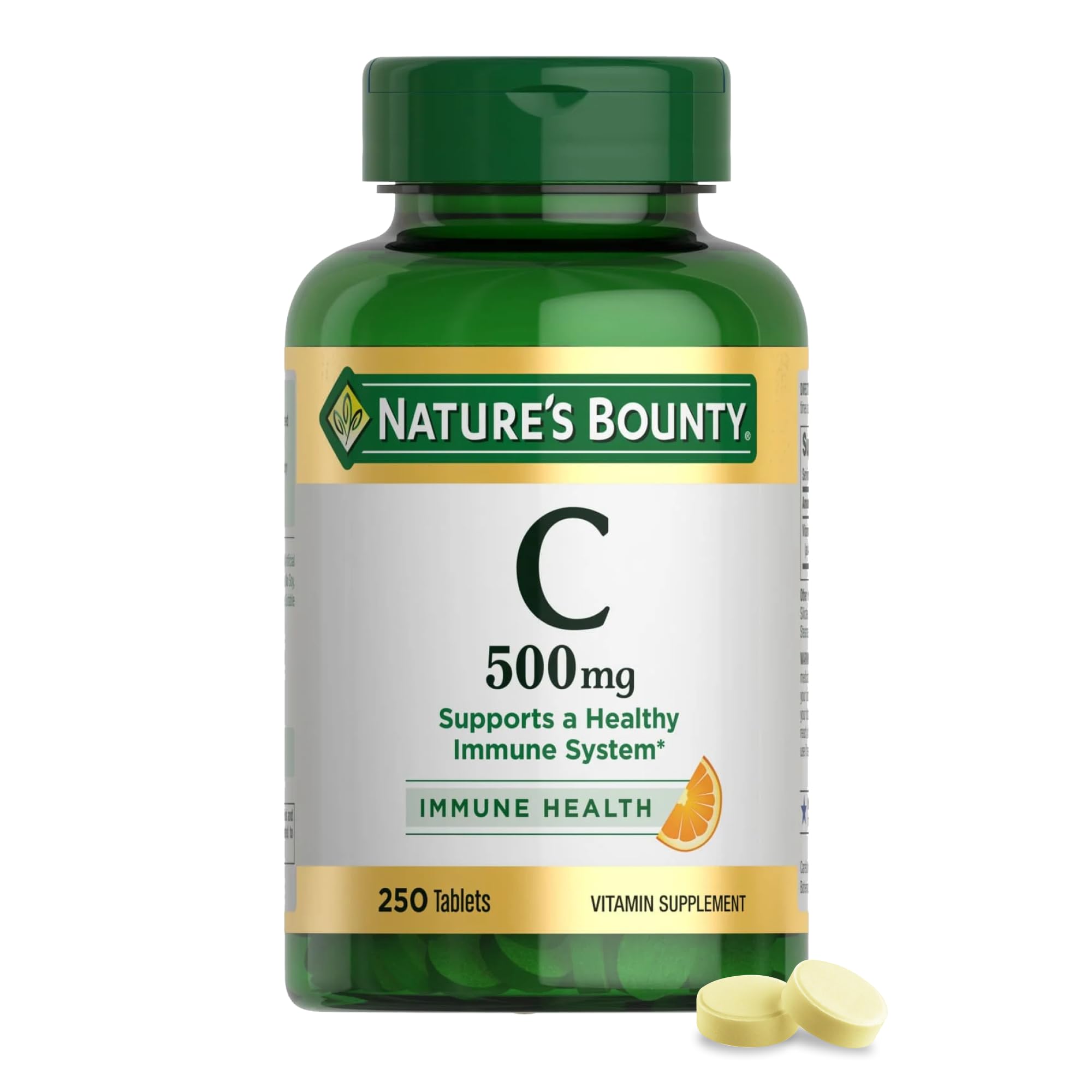 Nature's Bounty Vitamina C 500 mg frasco: apoyo inmune diario y antioxidante
