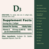 Vitamina D3 5000 UI, regulación de células inmunes.