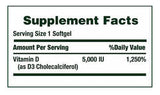 Nature's Bounty Vitamina D3 envase de 400 capsulas blandas para uso diario