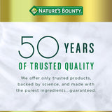 Nature's Bounty zinc 50 mg cápsulas, caja informativa para lectura rápida.