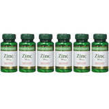 Nature's Bounty Zinc 50 mg, etiqueta visible para identificar el contenido