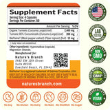 NATURE'S BRANCH Comprimidos veganos, sin gluten ni lactosa.