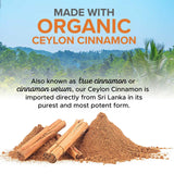 Nature's Choice Canela Ceilan orgánica 1800 mg uso diario conveniente.