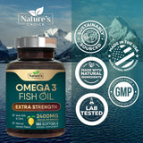 Nature's Choice Omega-3 cápsulas suaves, fáciles de tragar.