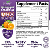Nature's Choice Omega 3 gomitas dosis diaria fáciles de incorporar