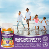 Nature's Choice Omega 3 gomitas aptas para adultos y niños