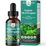 Nature's Craft Aceite de Orégano Orgánico, botella — posible apoyo digestivo diario.
