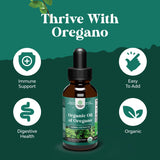 Nature's Craft Aceite de Orégano Orgánico, frasco — uso suave para rituales de aromaterapia.