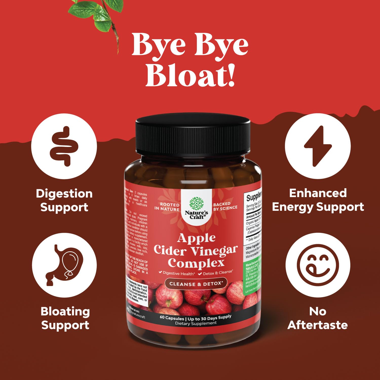 ACV Natures Craft: detox-corporal con cápsulas para soporte general