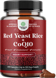 Natures Craft Arroz de Levadura Roja con CoQ10, botella para uso diario.